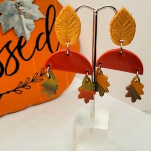 Polymer clay earrings